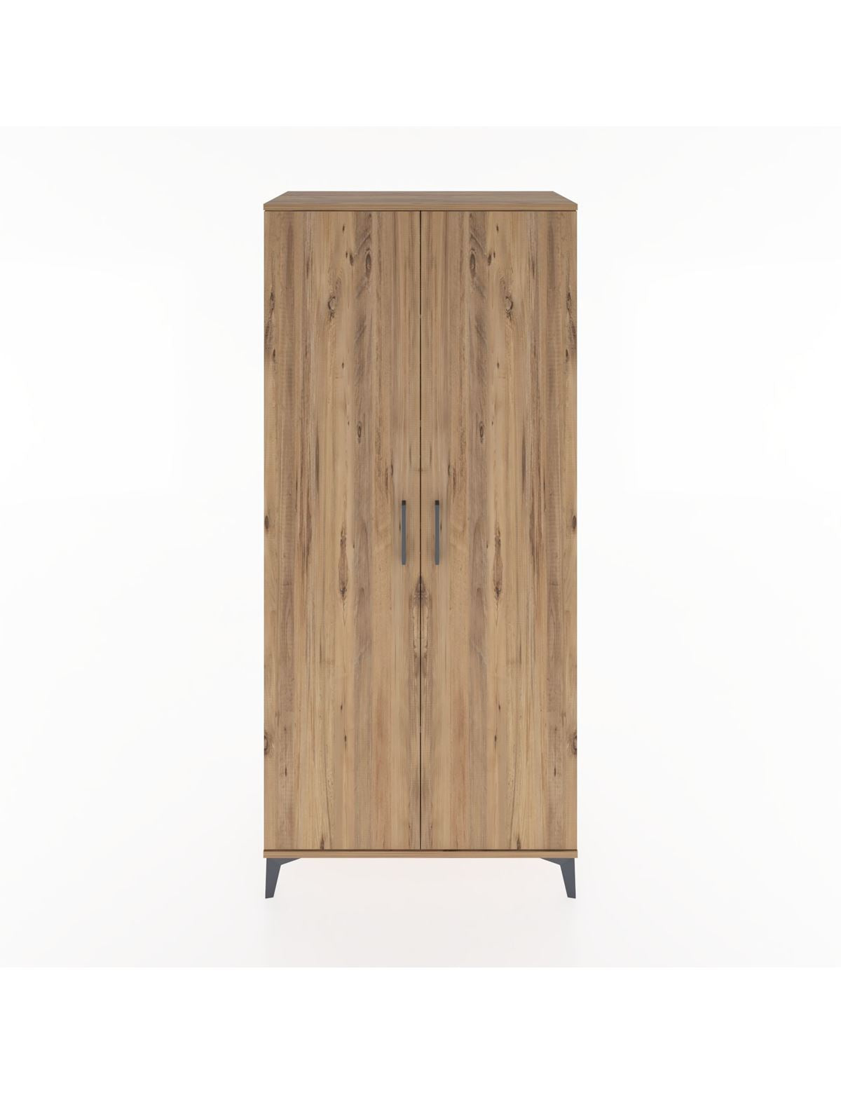 Hyperion Dolap 5 Raflı 2 Kapaklı 88x44x195 Çam-Çam