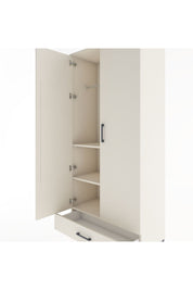 Hyperion Dolap 3 Raflı Tek Çekmeceli Tek Askılı 88x44x195 Aytaşı-Aytaşı