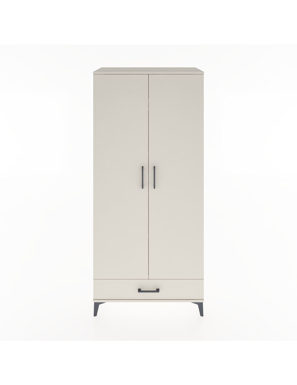 Hyperion Dolap 5 Raflı Tek Çekmeceli 2 Kapaklı 88x44x195 Aytaşı-Aytaşı