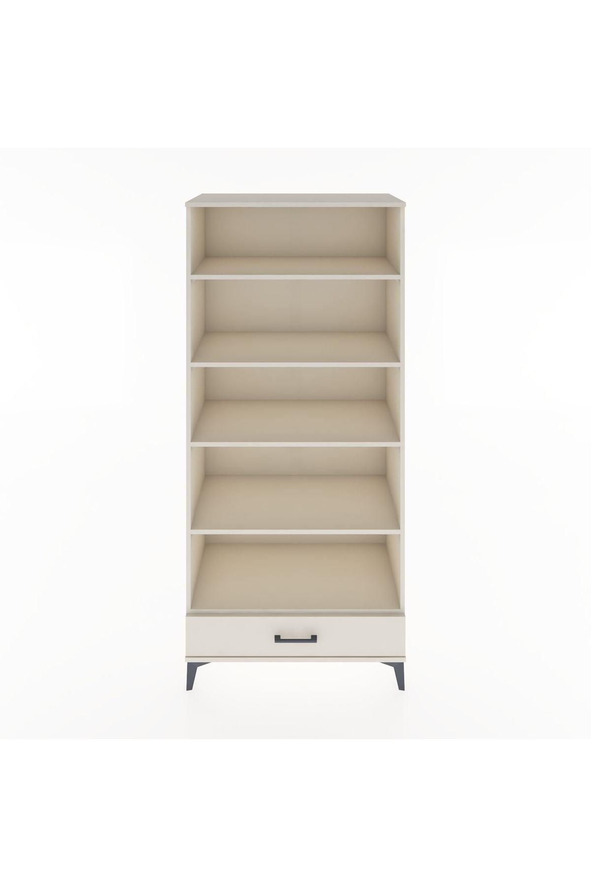 Hyperion Dolap 5 Raflı Tek Çekmeceli 88x44x195 Aytaşı-Aytaşı