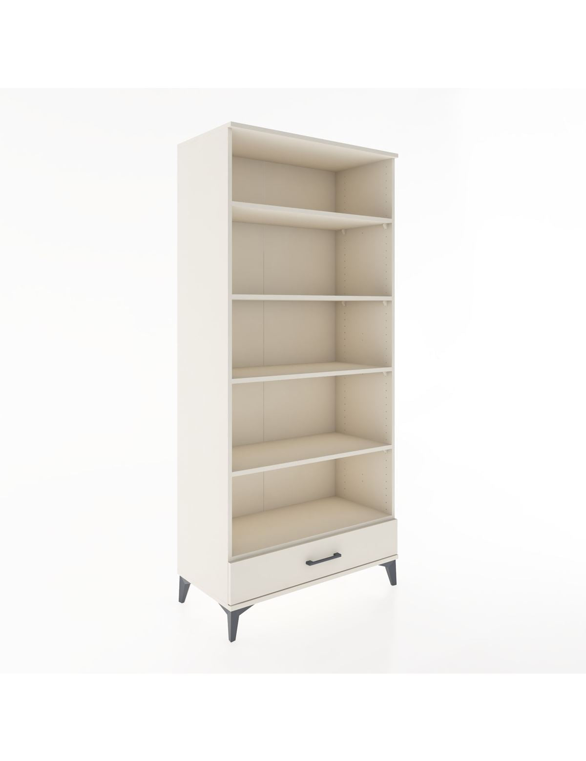 Hyperion Dolap 5 Raflı Tek Çekmeceli 88x44x195 Aytaşı-Aytaşı