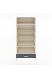 Hyperion Dolap 5 Raflı Tek Çekmeceli 88x44x195 Aytaşı-Antrasit