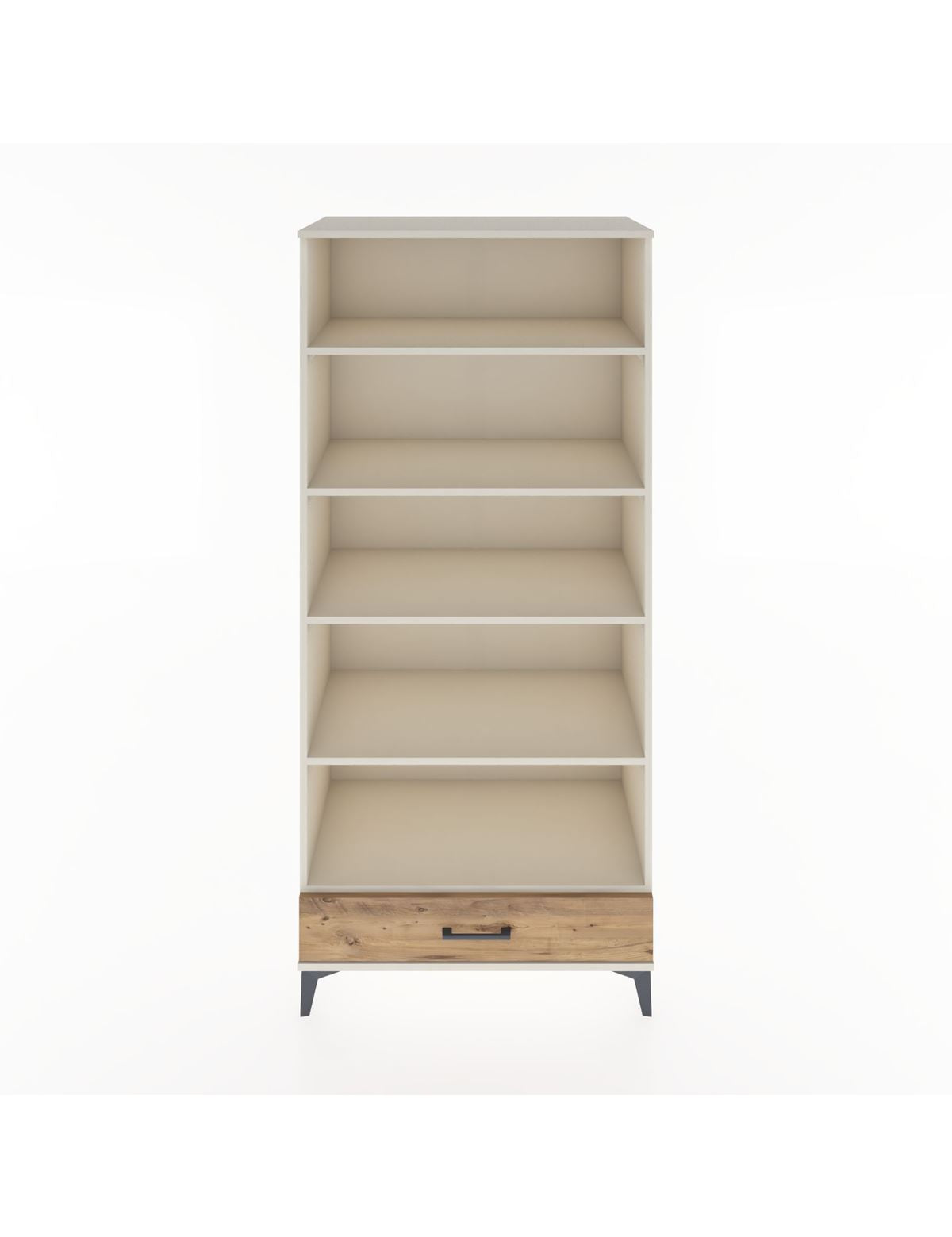 Hyperion Dolap 5 Raflı Tek Çekmeceli 88x44x195 Aytaşı-Çam