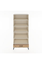 Hyperion Dolap 5 Raflı Tek Çekmeceli 88x44x195 Aytaşı-Çam