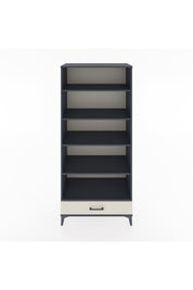 Hyperion Dolap 5 Raflı Tek Çekmeceli 88x44x195 Antrasit-Aytaşı