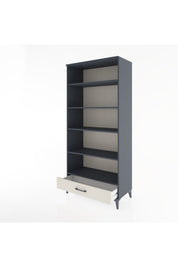 Hyperion Dolap 5 Raflı Tek Çekmeceli 88x44x195 Antrasit-Aytaşı