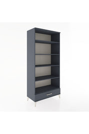 Hyperion Dolap 5 Raflı Tek Çekmeceli 88x44x195 Antrasit-Antrasit