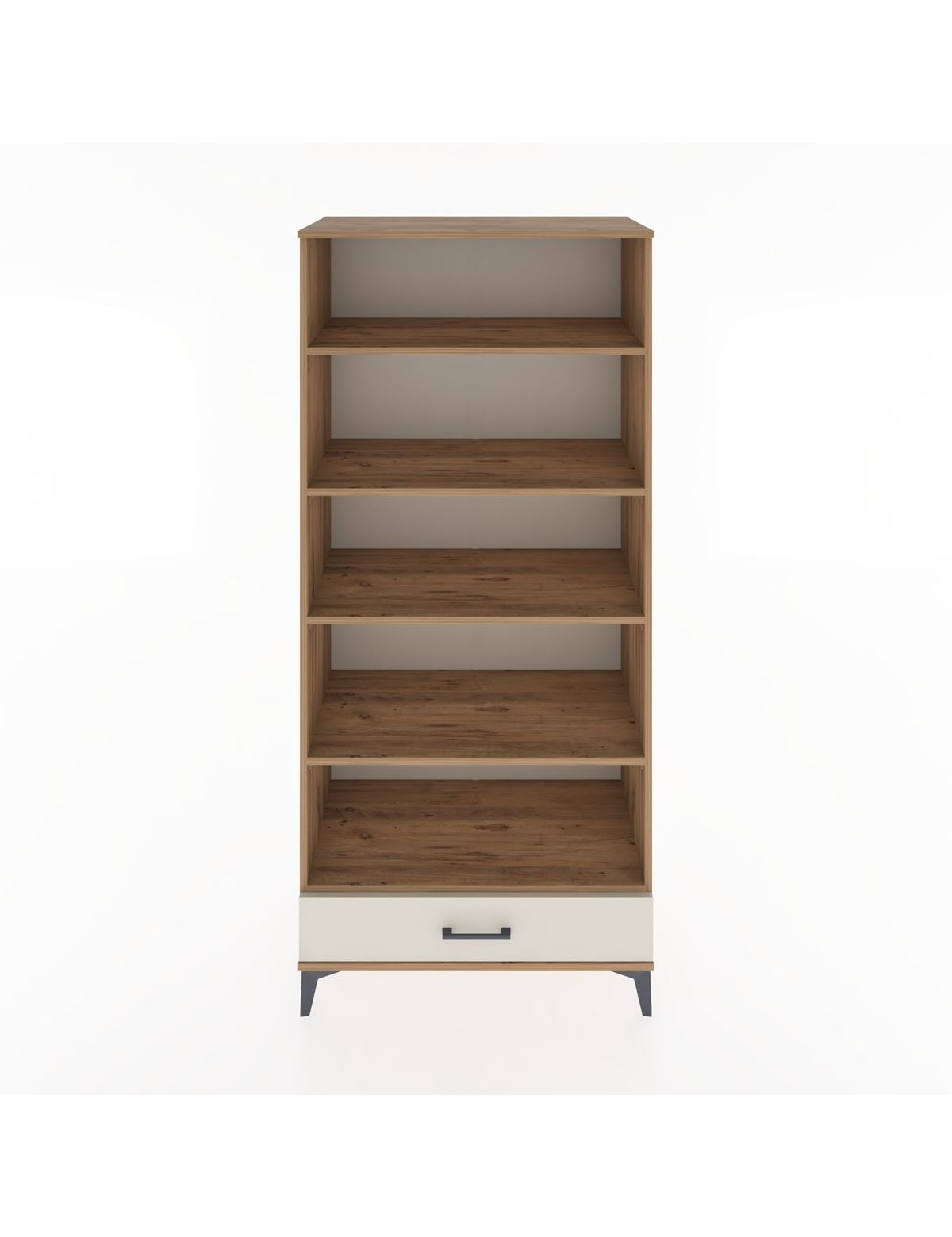 Hyperion Dolap 5 Raflı Tek Çekmeceli 88x44x195 Çam-Aytaşı