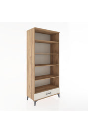 Hyperion Dolap 5 Raflı Tek Çekmeceli 88x44x195 Çam-Aytaşı