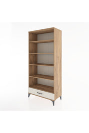 Hyperion Dolap 5 Raflı Tek Çekmeceli 88x44x195 Çam-Aytaşı