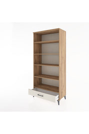 Hyperion Dolap 5 Raflı Tek Çekmeceli 88x44x195 Çam-Aytaşı