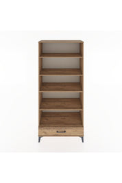 Hyperion Dolap 5 Raflı Tek Çekmeceli 88x44x195 Çam-Çam