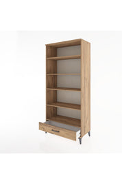 Hyperion Dolap 5 Raflı Tek Çekmeceli 88x44x195 Çam-Çam