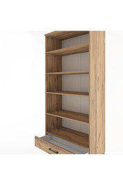 Hyperion Dolap 5 Raflı Tek Çekmeceli 88x44x195 Çam-Çam