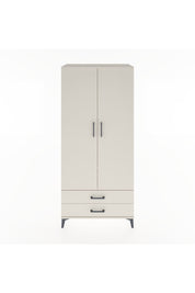 Hyperion Dolap 3 Raflı 2 Çekmeceli Tek Askılı 88x44x195 Aytaşı-Aytaşı