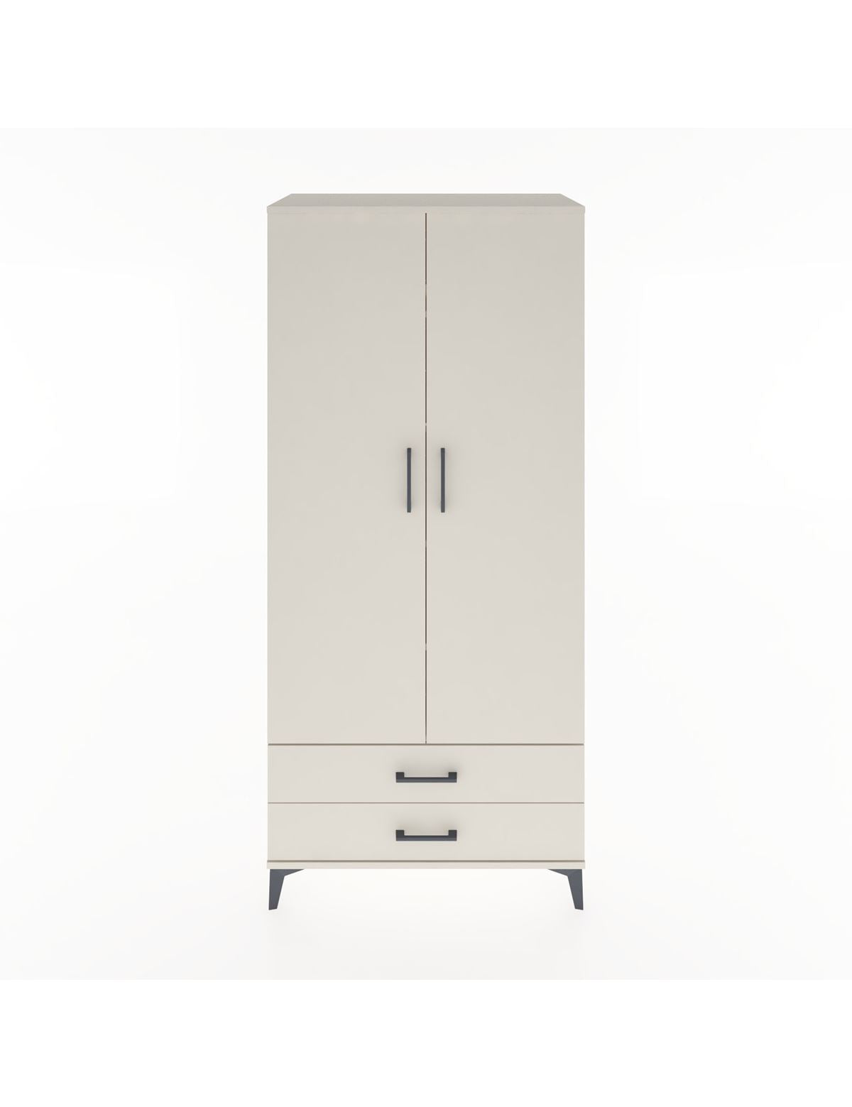 Hyperion Dolap 5 Raflı 2 Çekmeceli 2 Kapaklı 88x44x195 Aytaşı-Aytaşı