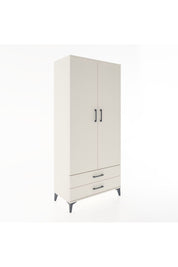 Hyperion Dolap 5 Raflı 2 Çekmeceli 2 Kapaklı 88x44x195 Aytaşı-Aytaşı