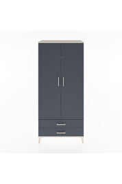 Hyperion Dolap 5 Raflı 2 Çekmeceli 2 Kapaklı 88x44x195 Aytaşı-Antrasit