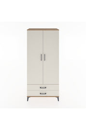 Hyperion Dolap 5 Raflı 2 Çekmeceli 2 Kapaklı 88x44x195 Çam-Aytaşı