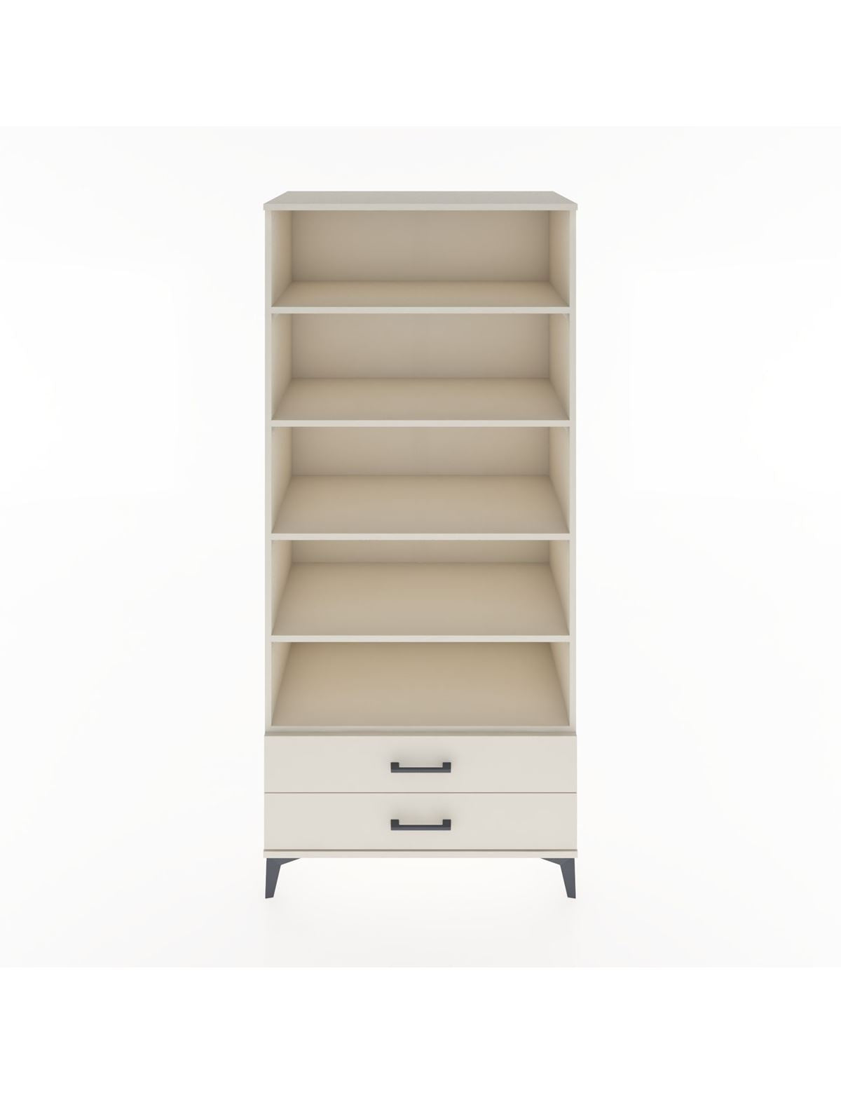 Hyperion Dolap 5 Raflı 2 Çekmeceli 88x44x195 Aytaşı-Aytaşı