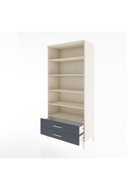 Hyperion Dolap 5 Raflı 2 Çekmeceli 88x44x195 Aytaşı-Antrasit