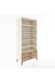 Hyperion Dolap 5 Raflı 2 Çekmeceli 88x44x195 Aytaşı-Çam