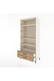 Hyperion Dolap 5 Raflı 2 Çekmeceli 88x44x195 Aytaşı-Çam