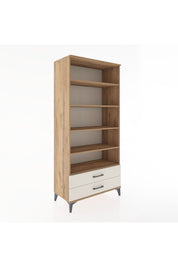 Hyperion Dolap 5 Raflı 2 Çekmeceli 88x44x195 Çam-Aytaşı