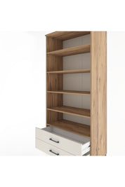 Hyperion Dolap 5 Raflı 2 Çekmeceli 88x44x195 Çam-Aytaşı