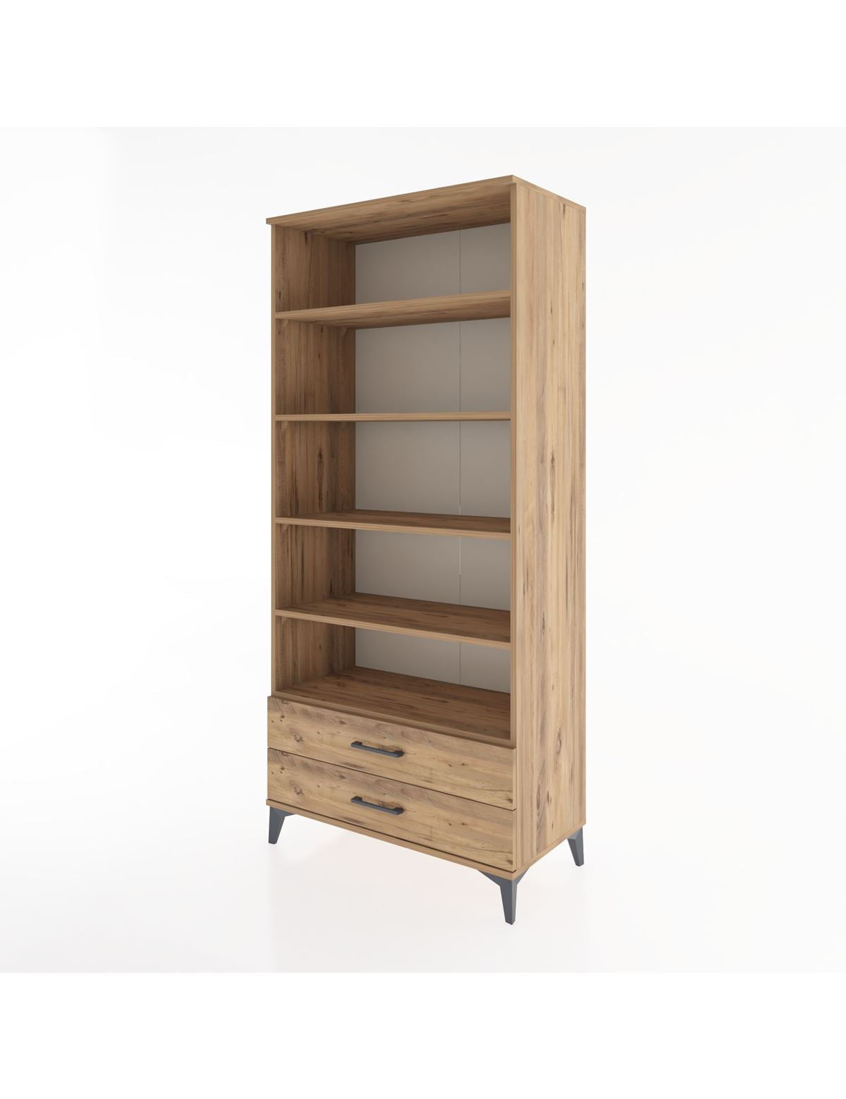 Hyperion Dolap 5 Raflı 2 Çekmeceli 88x44x195 - S60M087V9B
