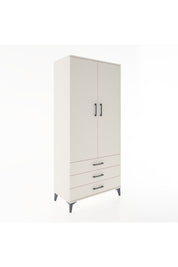 Hyperion Dolap 2 Raflı 3 Çekmeceli Tek Askılı 88x44x195 Aytaşı-Aytaşı