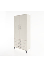 Hyperion Dolap 2 Raflı 3 Çekmeceli Tek Askılı 88x44x195 Aytaşı-Aytaşı