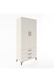 Hyperion Dolap 4 Raflı 3 Çekmeceli 2 Kapaklı 88x44x195 Aytaşı-Aytaşı