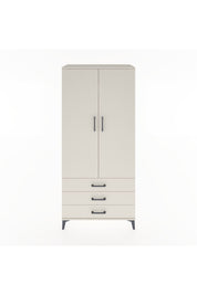 Hyperion Dolap 4 Raflı 3 Çekmeceli 2 Kapaklı 88x44x195 Aytaşı-Aytaşı