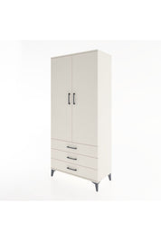 Hyperion Dolap 4 Raflı 3 Çekmeceli 2 Kapaklı 88x44x195 Aytaşı-Aytaşı