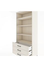 Hyperion Dolap 4 Raflı 3 Çekmeceli 88x44x195 Aytaşı-Aytaşı