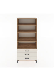 Hyperion Dolap 4 Raflı 3 Çekmeceli 88x44x195 Çam-Aytaşı