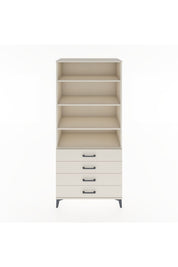 Hyperion Dolap 4 Raflı 4 Çekmeceli 88x44x195 Aytaşı-Aytaşı