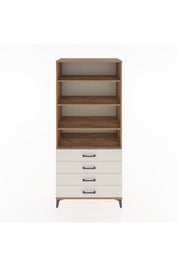 Hyperion Dolap 4 Raflı 4 Çekmeceli 88x44x195 Çam-Aytaşı