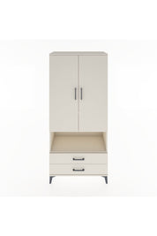 Hyperion Dolap 3 Raflı 2 Çekmeceli Tek Askılı 88x44x195 Aytaşı-Aytaşı