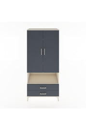 Hyperion Dolap 5 Raflı 2 Çekmeceli 2 Kapaklı 88x44x195 Aytaşı-Antrasit