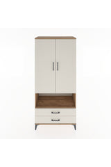 Hyperion Dolap 5 Raflı 2 Çekmeceli 2 Kapaklı 88x44x195