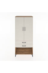 Hyperion Dolap 2 Raflı 2 Çekmeceli Tek Askılı 88x44x195