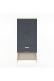 Hyperion Dolap 4 Raflı 2 Çekmeceli 2 Kapaklı 88x44x195 Aytaşı-Antrasit