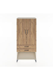 Hyperion Dolap 4 Raflı 2 Çekmeceli 2 Kapaklı 88x44x195 Aytaşı-Çam