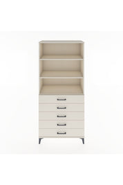 Hyperion Dolap 3 Raflı 5 Çekmeceli 88x44x195 Aytaşı-Aytaşı