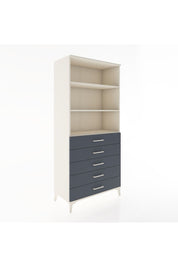 Hyperion Dolap 3 Raflı 5 Çekmeceli 88x44x195 Aytaşı-Antrasit