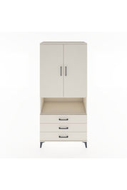 Hyperion Dolap 2 Raflı 3 Çekmeceli Tek Askılı 88x44x195 Aytaşı-Aytaşı