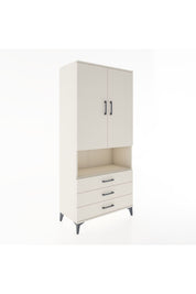 Hyperion Dolap 2 Raflı 3 Çekmeceli Tek Askılı 88x44x195 Aytaşı-Aytaşı