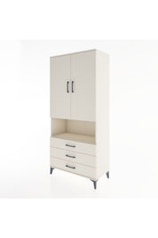 Hyperion Dolap 2 Raflı 3 Çekmeceli Tek Askılı 88x44x195 Aytaşı-Aytaşı